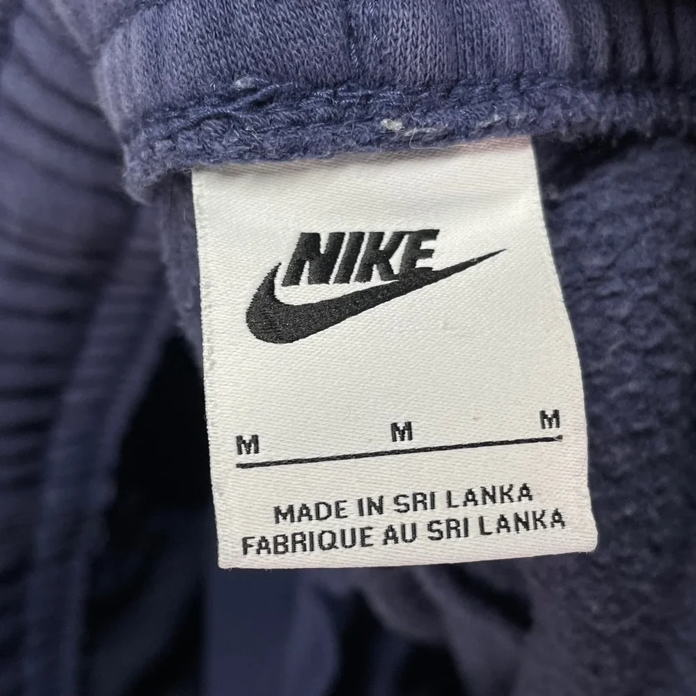 Nike Club Fleece Jogger Sweatpants Mens Medium Blue BV2737-410 Logo 28x28